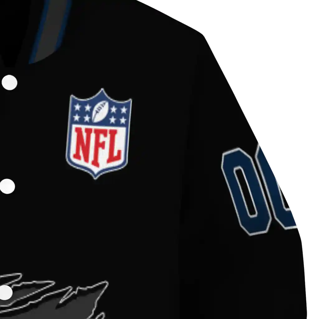 personalized seattle seahawks claw scratch black varsity jacket premium grade personalized seattle seahawks claw scratch black varsity jacket premium grade
