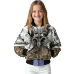 personalized seattle seahawks deer skull camouflage white bomber jacket best selling