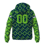 personalized seattle seahawks trellis mesh blue windbreaker jacket best selling