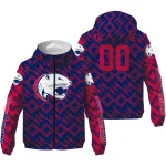 personalized south alabama jaguars trellis mesh blue windbreaker jacket best selling