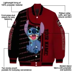 personalized south carolina gamecocks stitch laughing garnet varsity jacket best selling