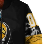 personalized southern miss golden eagles circle skull black bomber jacket best selling