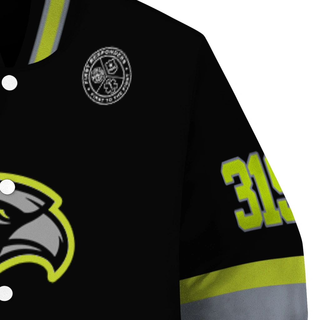personalized southern miss golden eagles heartbeat accent black green varsity jacket premium grade personalized southern miss golden eagles heartbeat accent black green varsity jacket premium grade