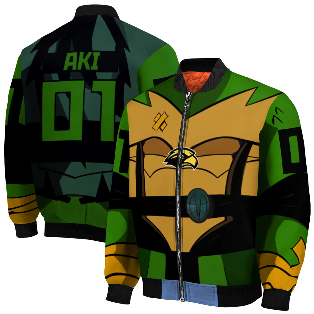 personalized southern miss golden eagles turtle armor bomber jacket best selling personalized southern miss golden eagles turtle armor bomber jacket best selling