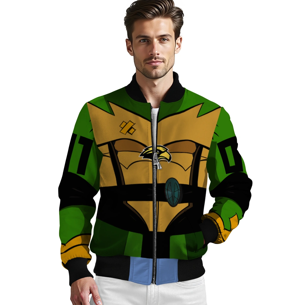 personalized southern miss golden eagles turtle armor bomber jacket high quality personalized southern miss golden eagles turtle armor bomber jacket high quality