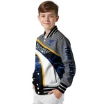personalized st louis blues electric flash blue varsity jacket best selling