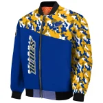 personalized st louis blues flag scratch effect blue bomber jacket best selling