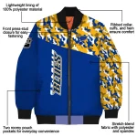 personalized st louis blues flag scratch effect blue bomber jacket best selling