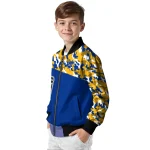 personalized st louis blues flag scratch effect blue bomber jacket best selling