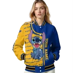 personalized st louis blues stitch laughing blue varsity jacket best selling