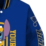personalized st louis blues stitch laughing blue varsity jacket best selling