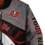 personalized tampa bay buccaneers electric flash red bomber jacket best selling