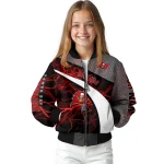 personalized tampa bay buccaneers electric flash red bomber jacket best selling