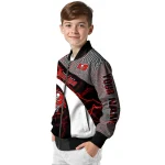 personalized tampa bay buccaneers electric flash red bomber jacket best selling
