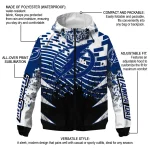 personalized tampa bay lightning brick motion blue black windbreaker jacket best selling