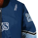 personalized tampa bay rays chevron style navy bomber jacket best selling