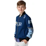 personalized tampa bay rays chevron style navy bomber jacket best selling