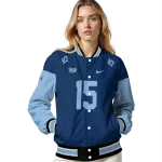 personalized tampa bay rays team patch navy varsity jacket best selling