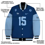 personalized tampa bay rays team patch navy varsity jacket best selling