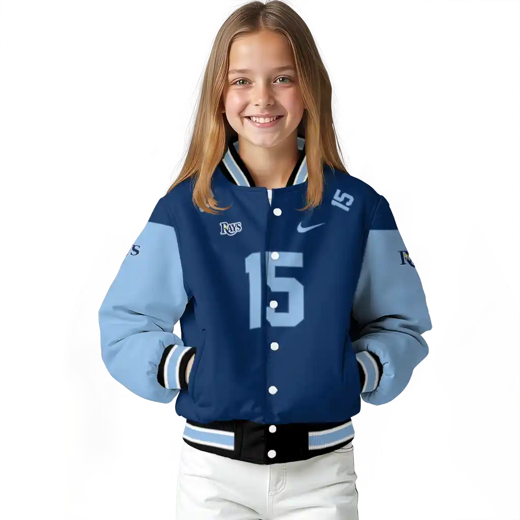 personalized tampa bay rays team patch navy varsity jacket top rated personalized tampa bay rays team patch navy varsity jacket top rated