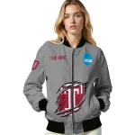personalized temple owls feral slash grey bomber jacket best selling