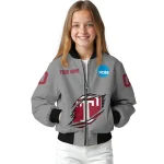 personalized temple owls feral slash grey bomber jacket best selling