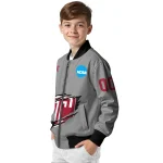 personalized temple owls feral slash grey bomber jacket best selling