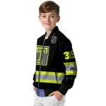 personalized temple owls heartbeat accent black green bomber jacket best selling