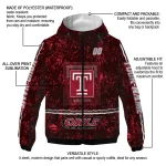 personalized temple owls shards cluster red windbreaker jacket best selling