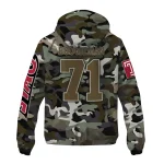 personalized temple owls skull camo camouflage windbreaker jacket best selling