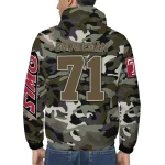 personalized temple owls skull camo camouflage windbreaker jacket best selling