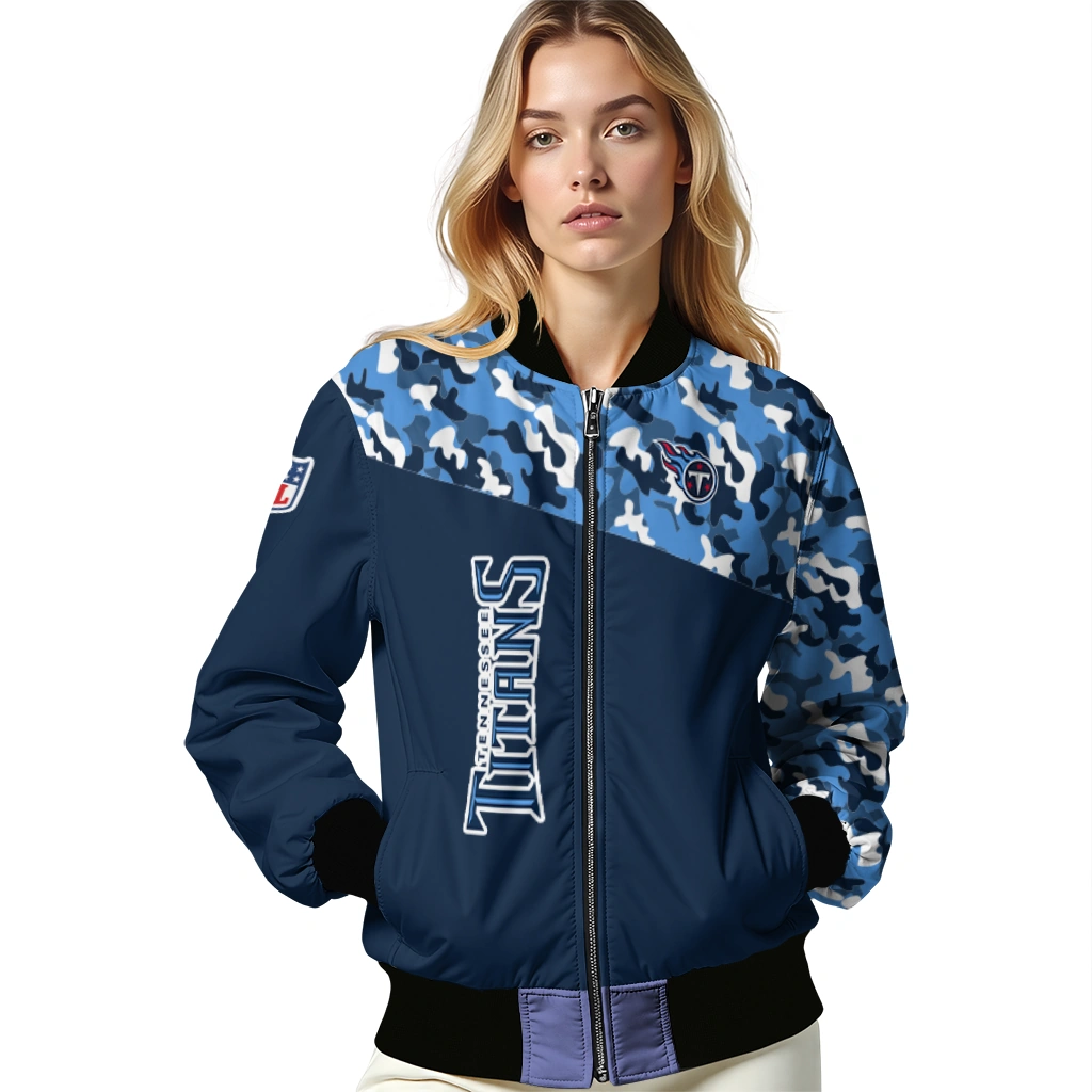 personalized tennessee titans freedom claw navy bomber jacket latest model personalized tennessee titans freedom claw navy bomber jacket latest model
