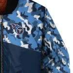 personalized tennessee titans freedom claw navy bomber jacket best selling