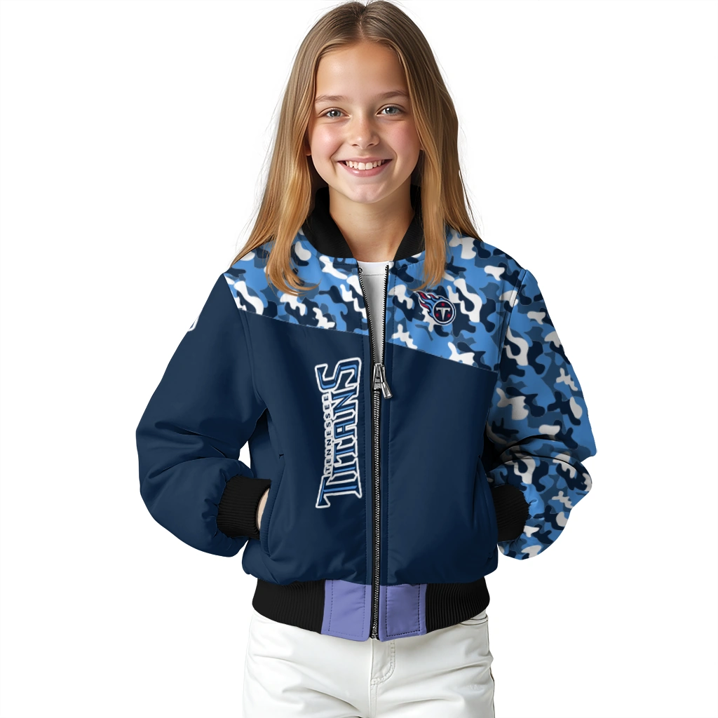 personalized tennessee titans freedom claw navy bomber jacket top rated personalized tennessee titans freedom claw navy bomber jacket top rated