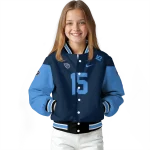 personalized tennessee titans team patch navy varsity jacket best selling