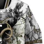 personalized texas longhorns deer skull camouflage white varsity jacket best selling