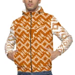 personalized texas longhorns trellis mesh orange windbreaker jacket best selling