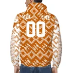personalized texas longhorns trellis mesh orange windbreaker jacket best selling