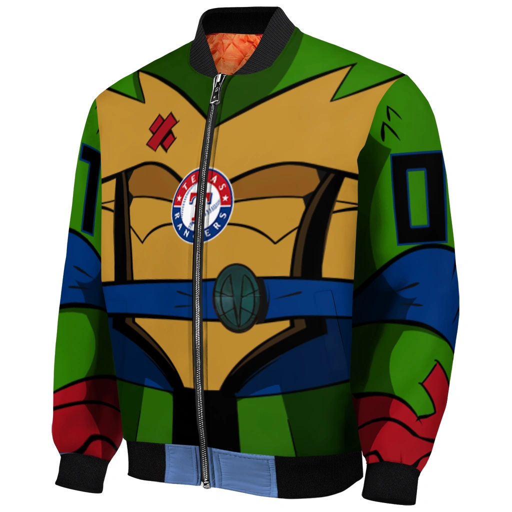 personalized texas rangers turtle armor bomber jacket fashion forward personalized texas rangers turtle armor bomber jacket fashion forward