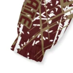 personalized texas state bobcats brushstroke pattern maroon windbreaker jacket best selling