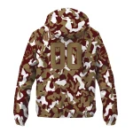 personalized texas state bobcats camouflage mashup maroon windbreaker jacket best selling
