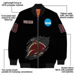 personalized texas state bobcats claw shred black bomber jacket best selling
