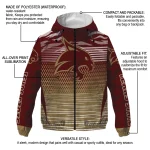 personalized texas state bobcats pattern layers maroon windbreaker jacket best selling