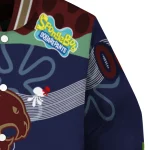 personalized texas state bobcats spongebob playtime maroon blue varsity jacket best selling