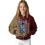personalized texas state bobcats stitch laughing maroon varsity jacket best selling
