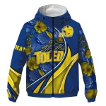 personalized toledo rockets blossoms helmet blue windbreaker jacket best selling