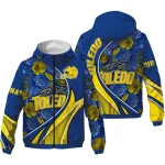 personalized toledo rockets blossoms helmet blue windbreaker jacket best selling