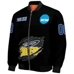 personalized toledo rockets claw shred black bomber jacket best selling