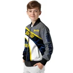 personalized toledo rockets electric flash blue bomber jacket best selling