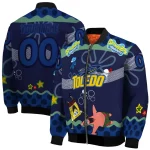 personalized toledo rockets spongebob playtime blue bomber jacket best selling
